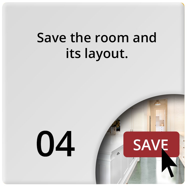 Save the room layout